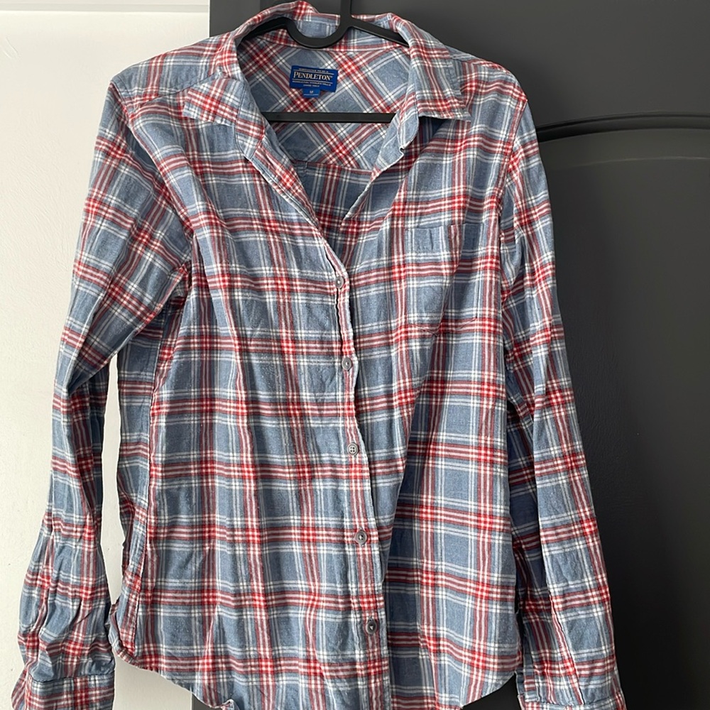 Euc Pendleton Button Down Flannel - image 1